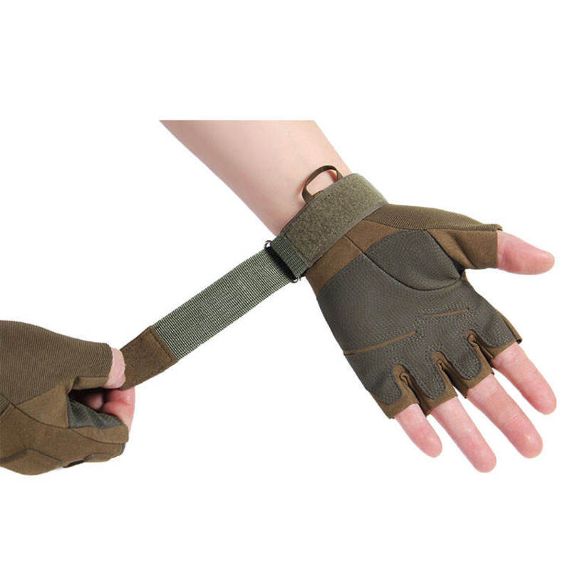 Tactical Protection Fingerless Gloves