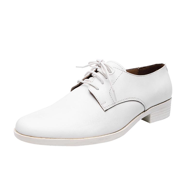 Factory Wholesale Military White Marine Navy Leather Shoes