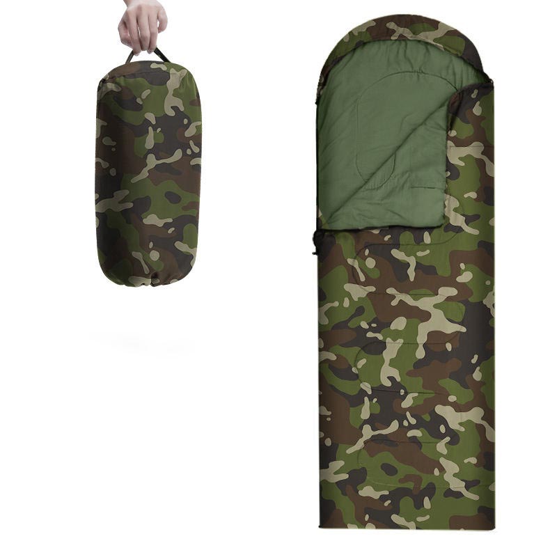 Packable Padded Cotton Camouflage Military Sleeping Bag