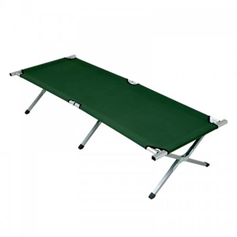 Outdoor Portable Steel Polyester Folding Bed