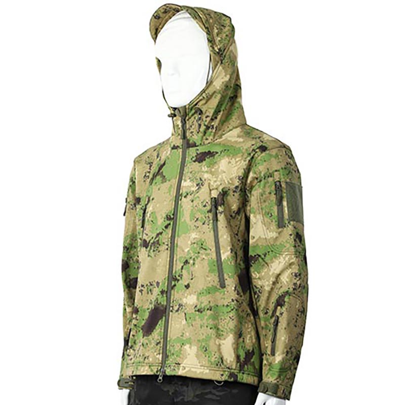 Silk Polyester Cotton Tactical Jacket