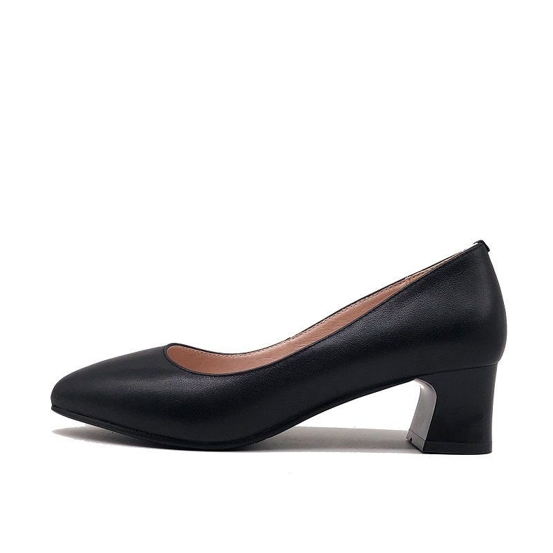 Customized Black High Heels Ladies Formal Women Dress Shoes Office