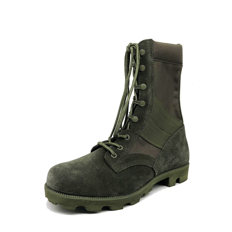 OEM Green durable breathable anti-slip men jungle boot
